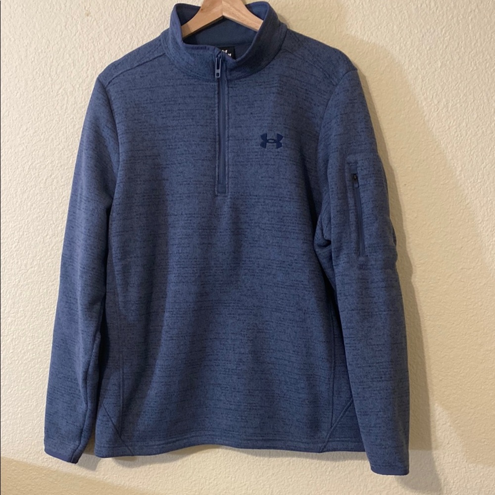 NWT Men’s Under Armour Blue Quarter-Zip Pullover